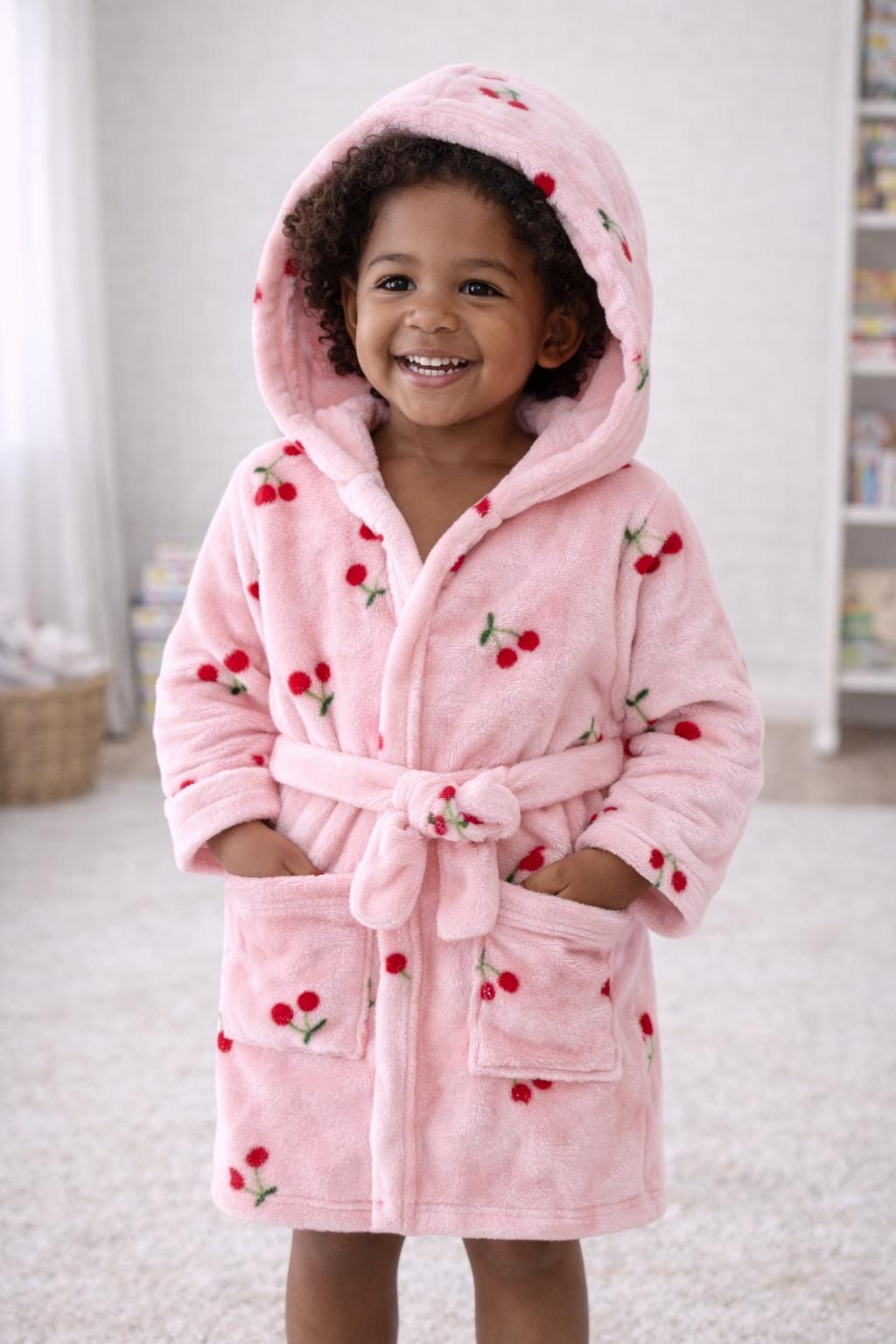 Personalised Baby 0 - 8 Year Old Kids Dressing Gown Embroidered Babies ...