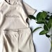 Summer Personalised Child Ribbed Sets Embroidered Kids Sets ...