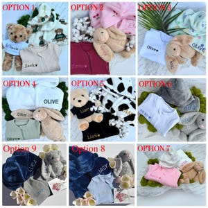 Personalized New Baby Gift Set, New Baby Boy Gift, New Baby Girl Gift ...
