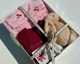 Personalized New Baby Gift Set, New Baby boy gift, New Baby Girl Gift, Newborn gift box, New Baby Gift box, Baby Shower Gift, Baby Gift