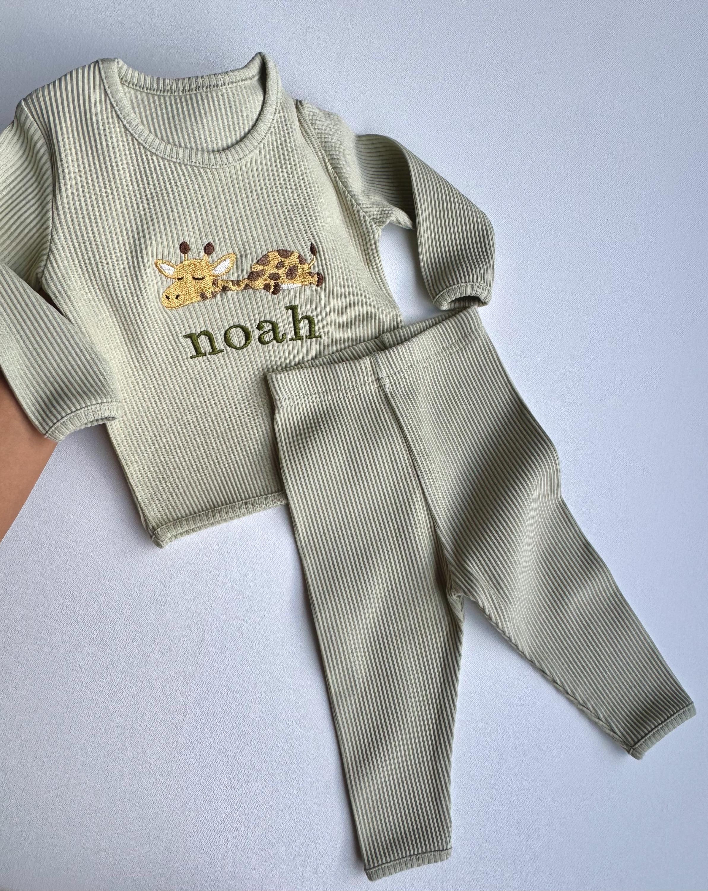 Giraffe pyjamas childrens sale