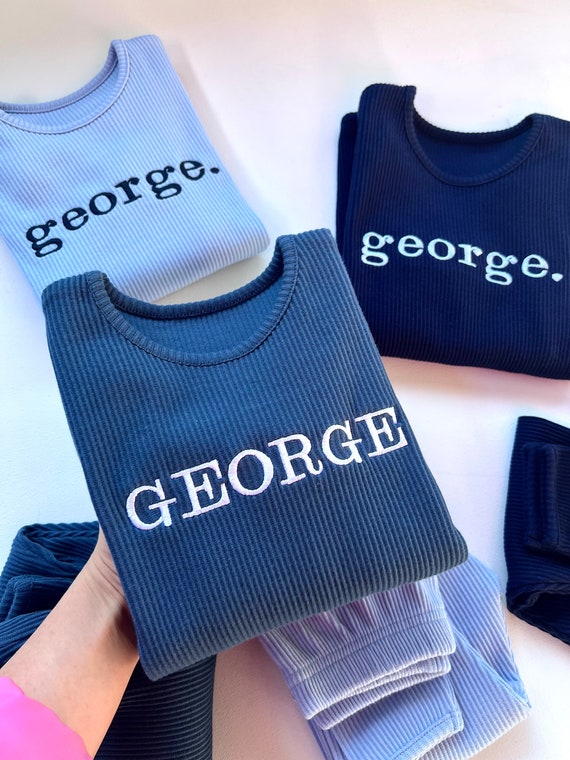 PERSONALISED Initials or Name Lounge Set Baby Toddler Loungewear