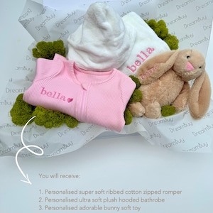Personalized New Baby Gift Set, New Baby Boy Gift, New Baby Girl Gift ...