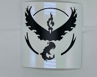 Pokemon Go! Valor Team Logo Decal