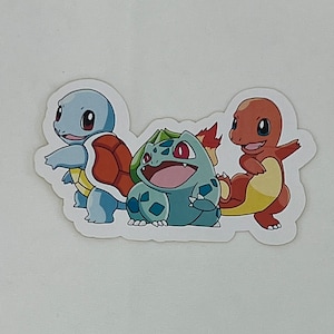 Generation 1 Starters Sticker