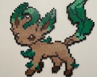 Leafeon Perler Art
