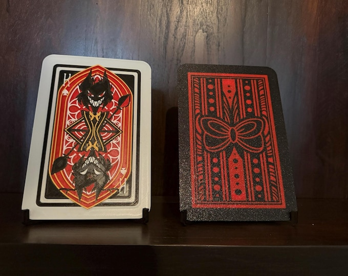 Dark Playing Card Art Panel – Gothic Card Design Hueforge