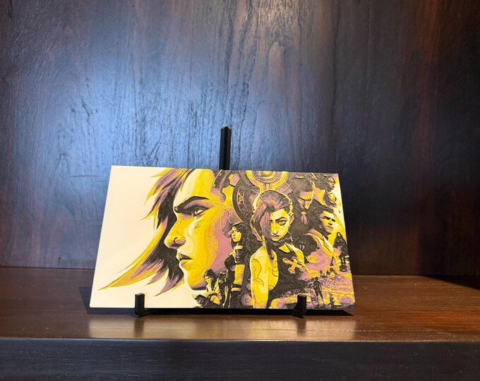 Anime-Inspired Cinematic Art Panel – Character Collage Hueforge