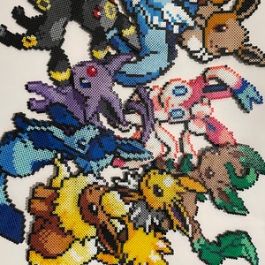 Eevee and all evolutions Perler Art