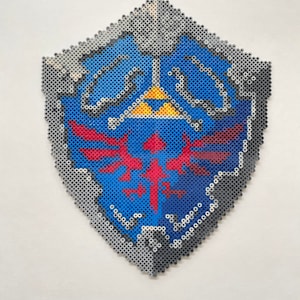Hyrule shield Perler Art