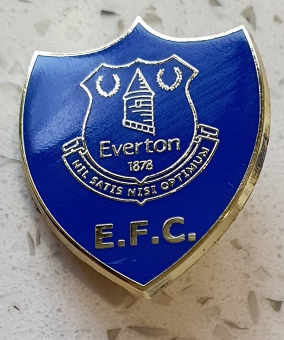 Spilla Distintivo Everton FC - Stemma Club Colore Oro - Idea Regalo
