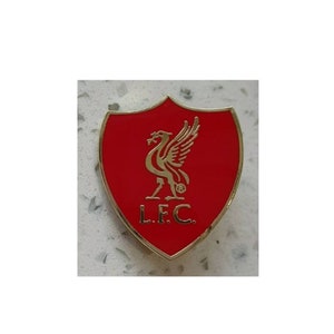 Liverpool Shield Pin Badge - Red and Gold
