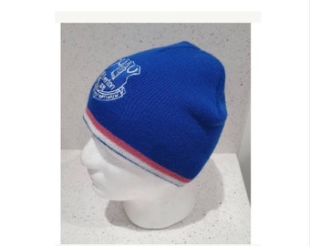 Everton Official Skull Hat - Royal, Pink and White