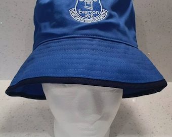 Everton Official Royal and White Bucket Hat - Adult