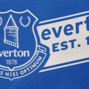 Everton Flag/ Banner - Club Crest 1878 - Size 5x3ft - Blue & White