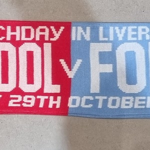 Liverpool v Forest Matchday Scarf - 29/10/23