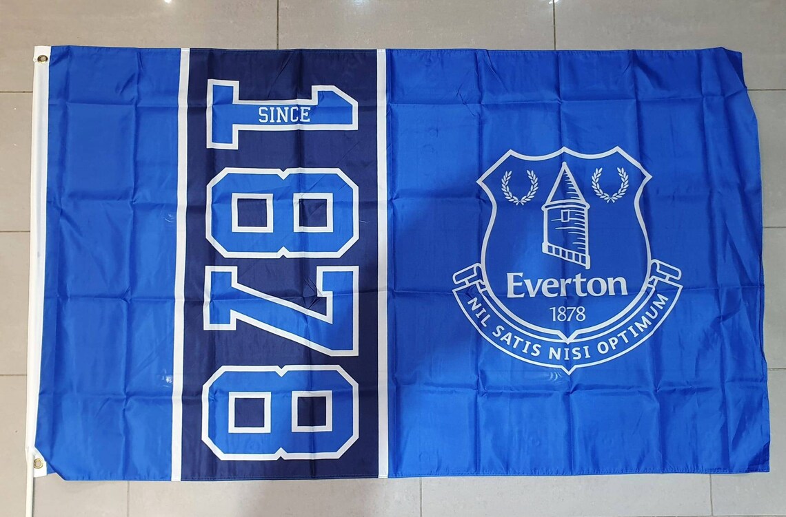 Everton Official Flag/ Banner Club Crest 1878 Size 5x3ft Etsy