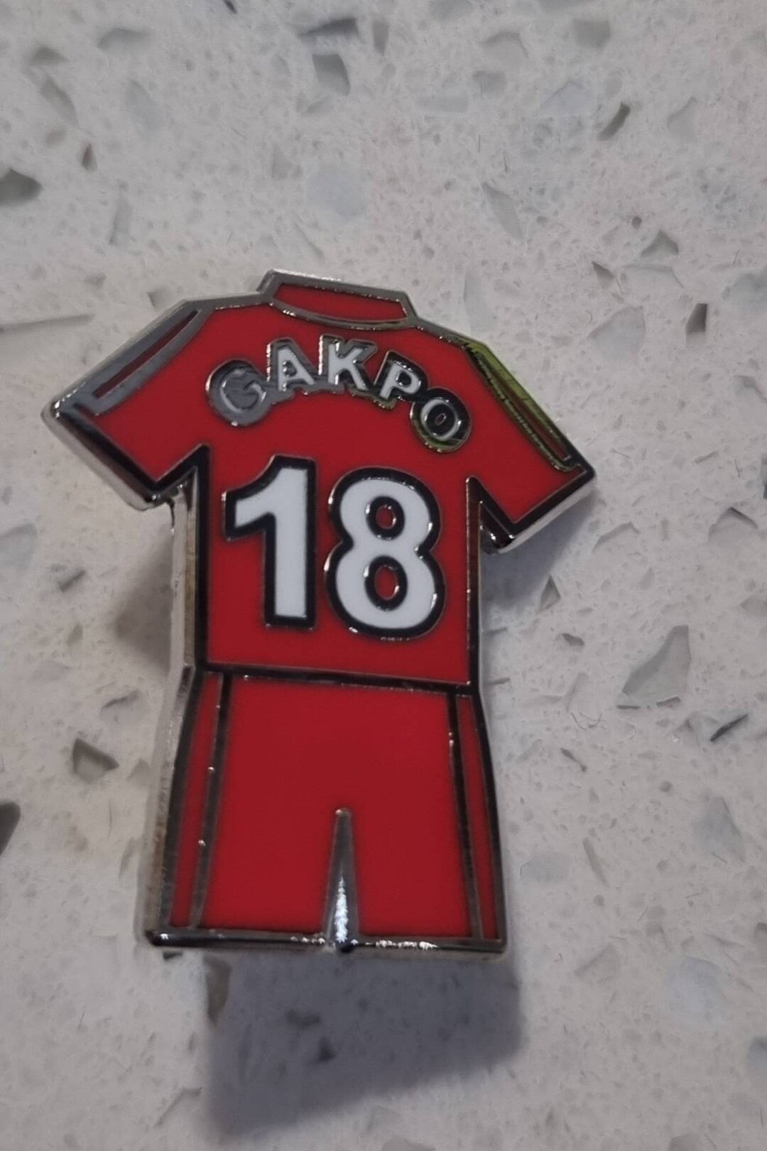 Liverpool Cody GAKPO No.18 Home Kit Pin Badge - Etsy