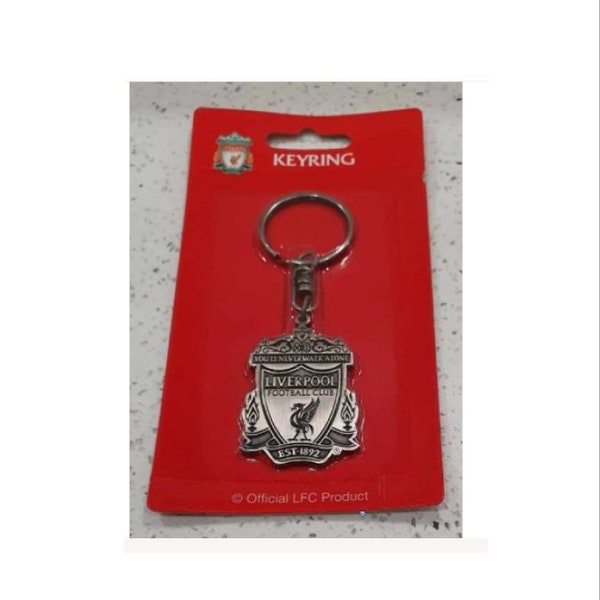 Liverpool Official Silver Crest Keyring