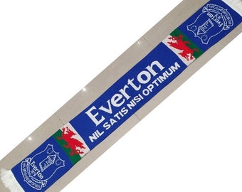 Everton Official Scarf Featuring the Wales Flag