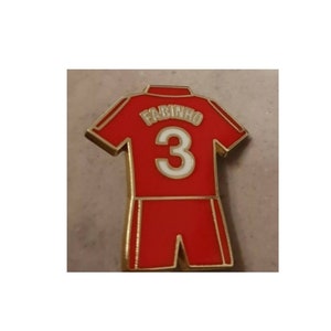 Liverpool FC Official Gold Round Pin Badge With Club Crest - Est