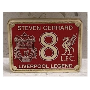 Liverpool Legend Steven Gerrard Pin Badge