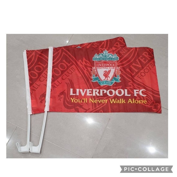 Liverpool offizielle Club Crest Auto Fenster Flagge 2er Set - .de