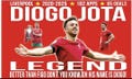 Liverpool Diogo Jota Legend Flag/ Banner - Size 5ft x 3ft - In stock