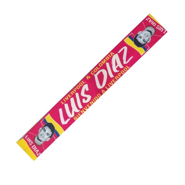 Liverpool Player Scarf - Luis Diaz - Woven Scarf