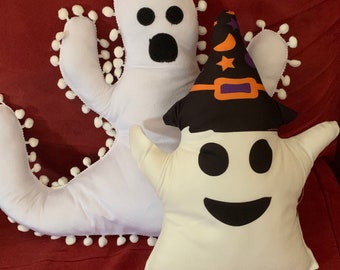 Ghost throw pillows!