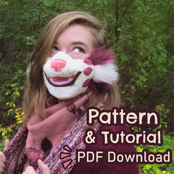 Plush Animal Mask Pattern [PDF Download]