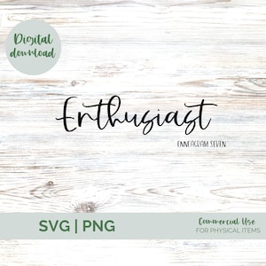 Enneagram 7 SVG Enneagram 7 Enthusiast svg Christian svg Enneagram 7 svg for shirt Enneagram svg Enneagram gift Digital file commercial use