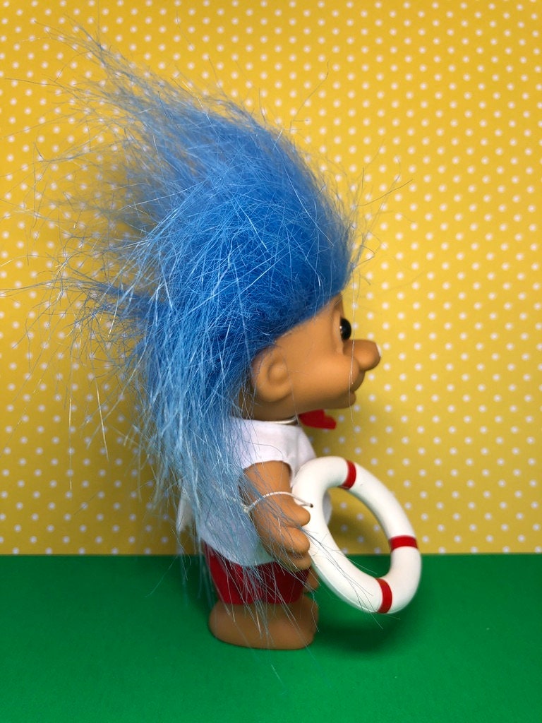LIFEGUARD Troll Doll by Russ Berrie EXEPTIONAL USED Condition All Original! LIFEGUARD Troll Doll by Russ Berrie EXEPTIONAL USED Condition All Original!