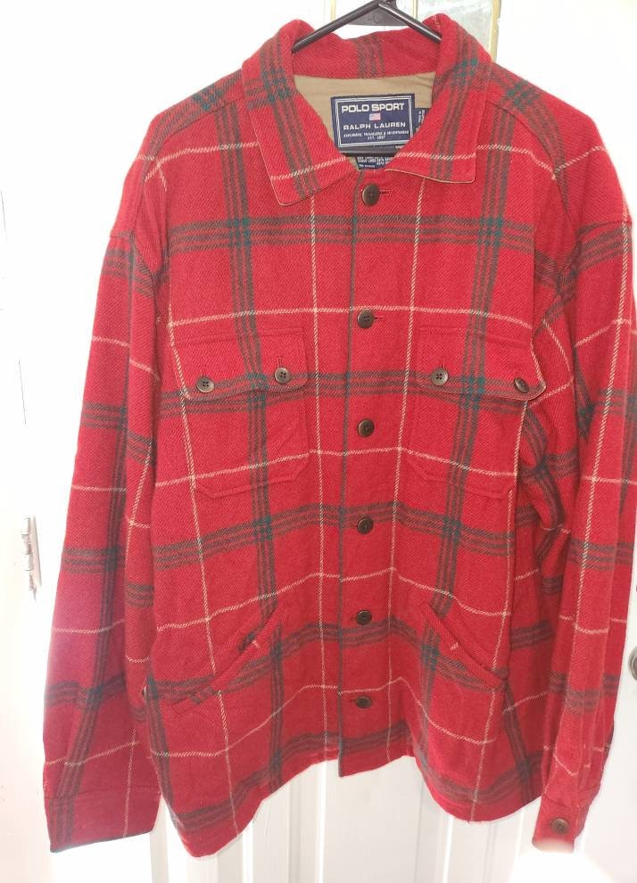Polo Ralph Lauren フード付きジャケット 140レッド
