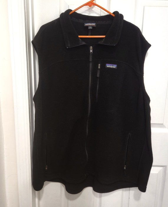 Vintage Patagonia Synchilla Vest Mens 3XL Black Fu