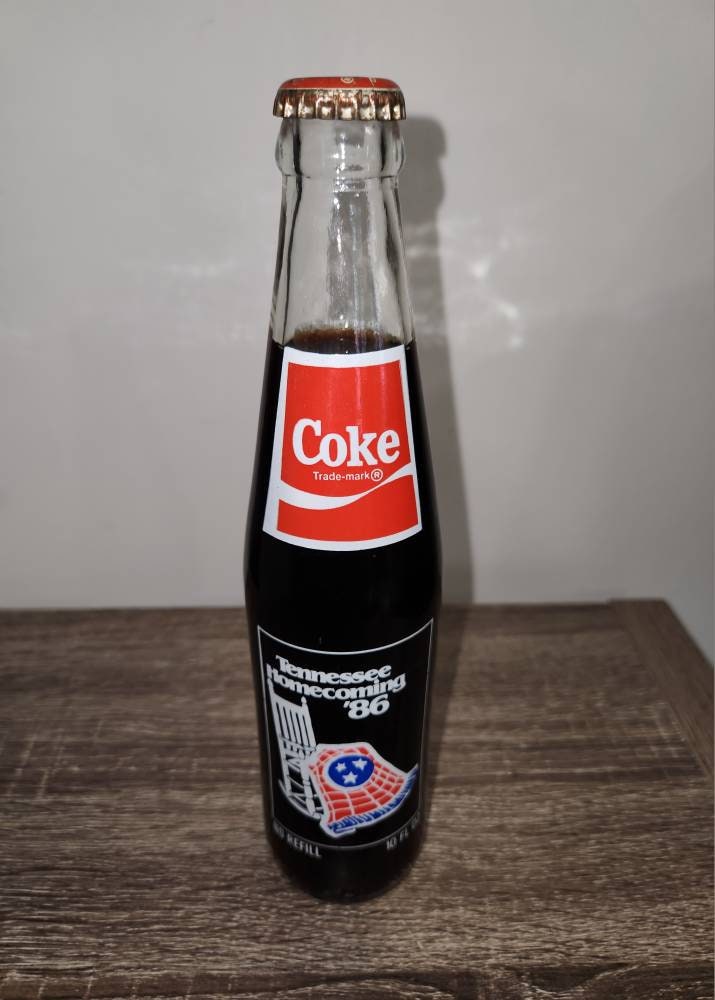 ゆ*ち様 超貴重！ ビンテージ '80s Coca-Cola コカコーラ パブミ 1986 Tennessee Homecoming Centennial Coke Bottle - Etsy