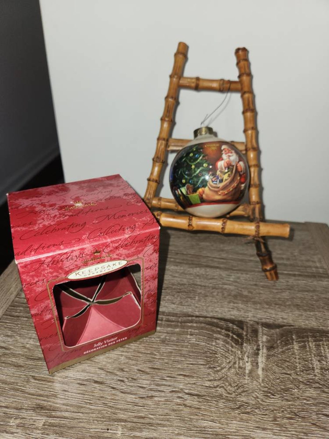 2001 Hallmark Keepsake jolly Visitor Ornament Etsy