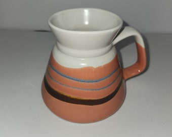 Vintage Beautiful Pottery No Spill Mug