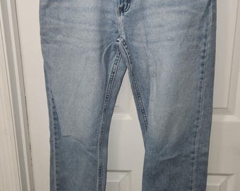 Vintage Wrangler 90's USA Men’s  Blue Demin Jeans Size 32×32 SEE DESCRIPTION.
