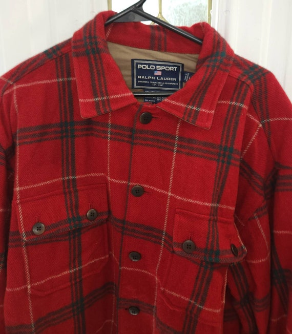 RALPH LAUREN Other Coat L Wool Brown Check 90s Gun Club Used