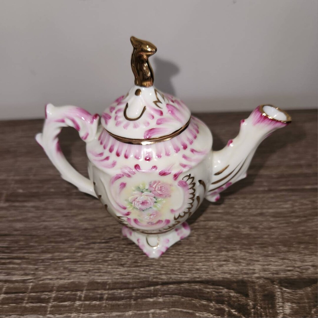 Cracker Barrel Mini Teapot Decoration Etsy