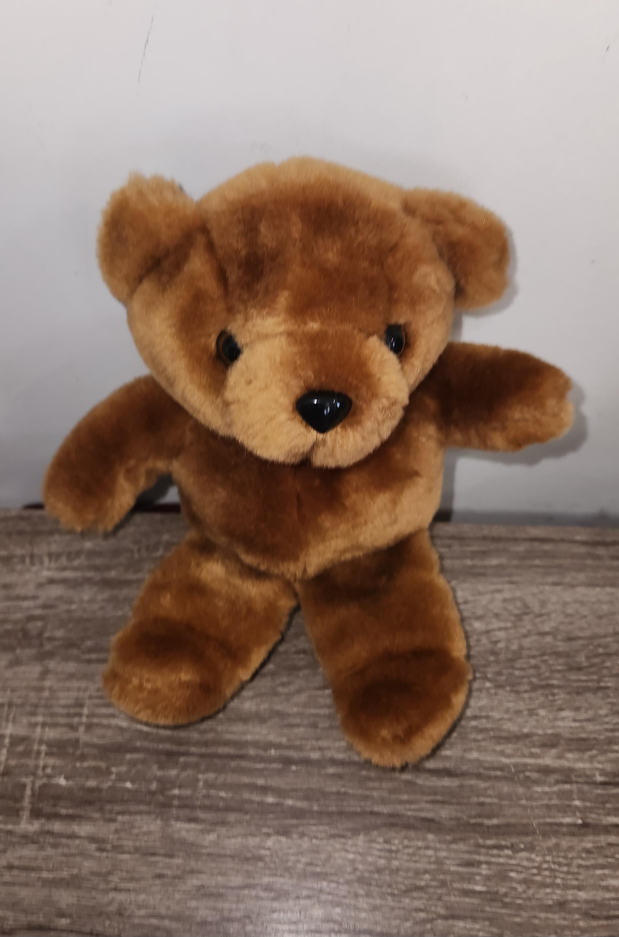 Vintage 62960 Classic Small Plush Brown Teddy Bear Greek Stuffed