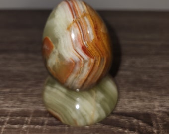 Alabaster Marble Egg With Stand