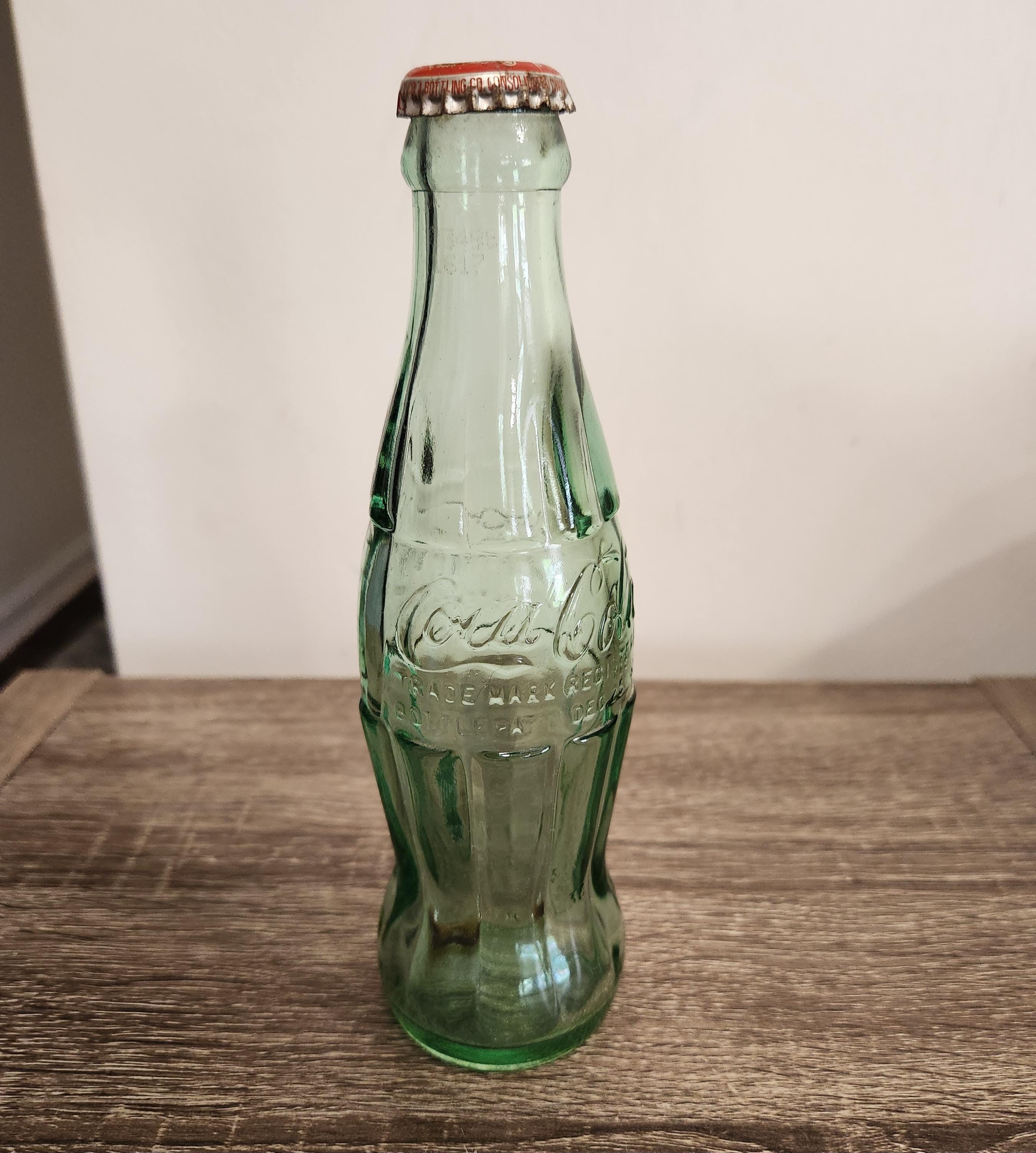 1947年 Coca-Cola ガラス瓶 グリーン Petersburg, VA Vintage Green Glass Embossed Coca Cola Soda Bottle Columbus Ohio 6