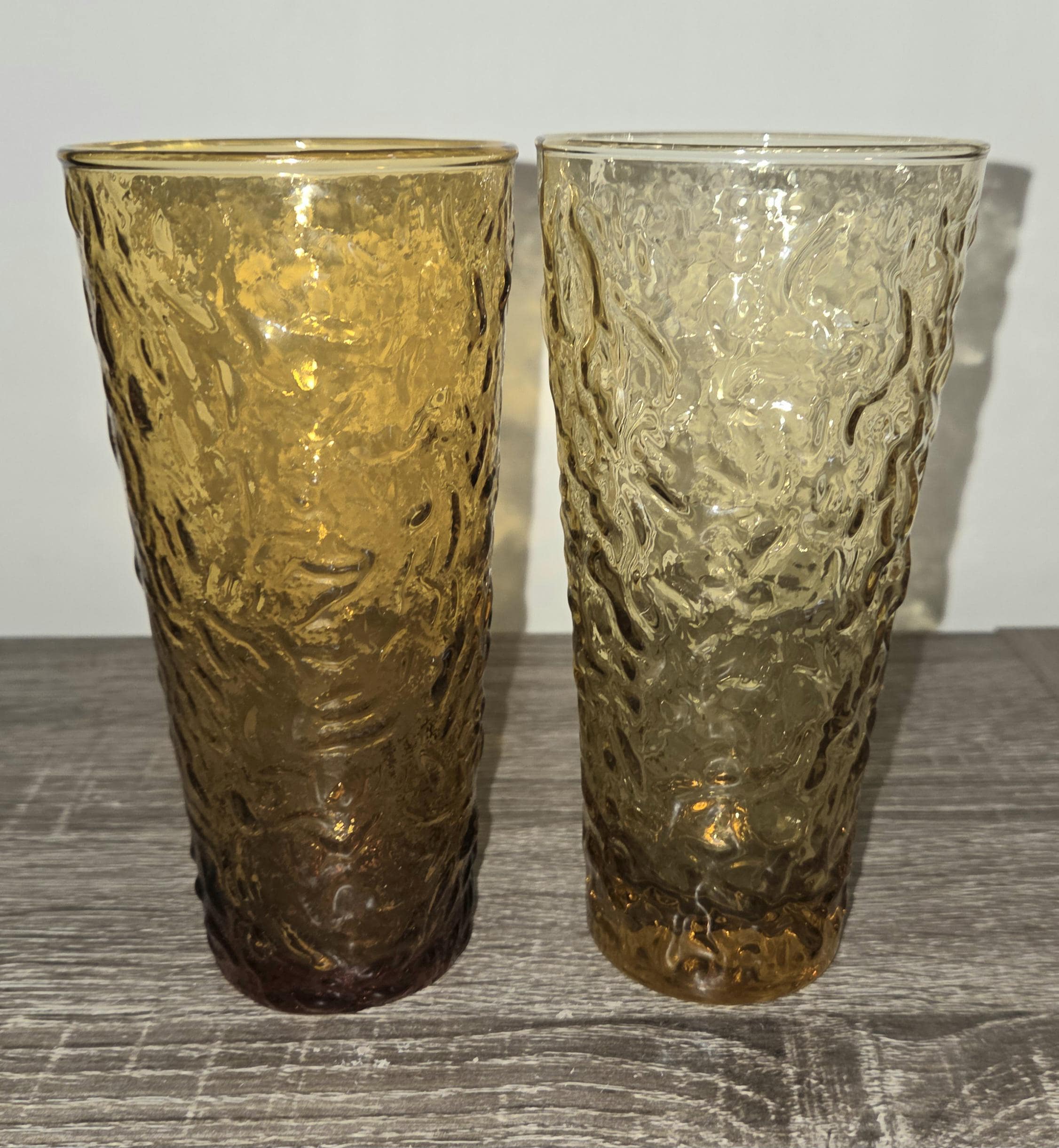 Amber Anchor Hocking Glasses - Etsy