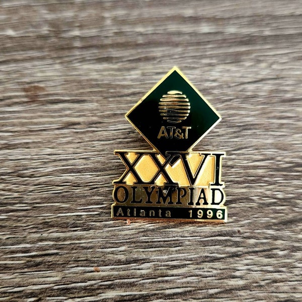 1996 AT&T Atlanta XXVI Olympics Lapel Pin.