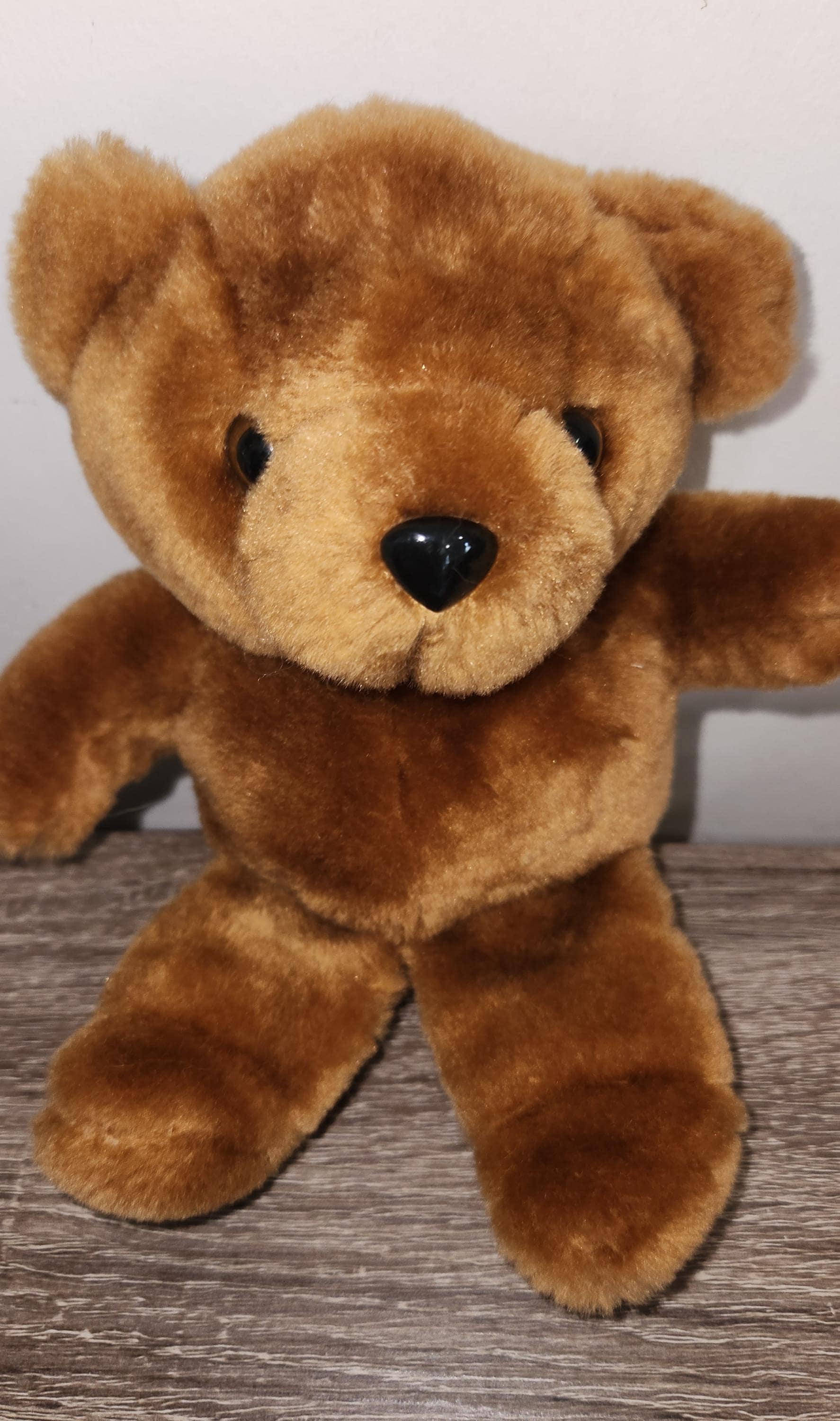 Vintage 62960 Classic Small Plush Brown Teddy Bear Greek Stuffed