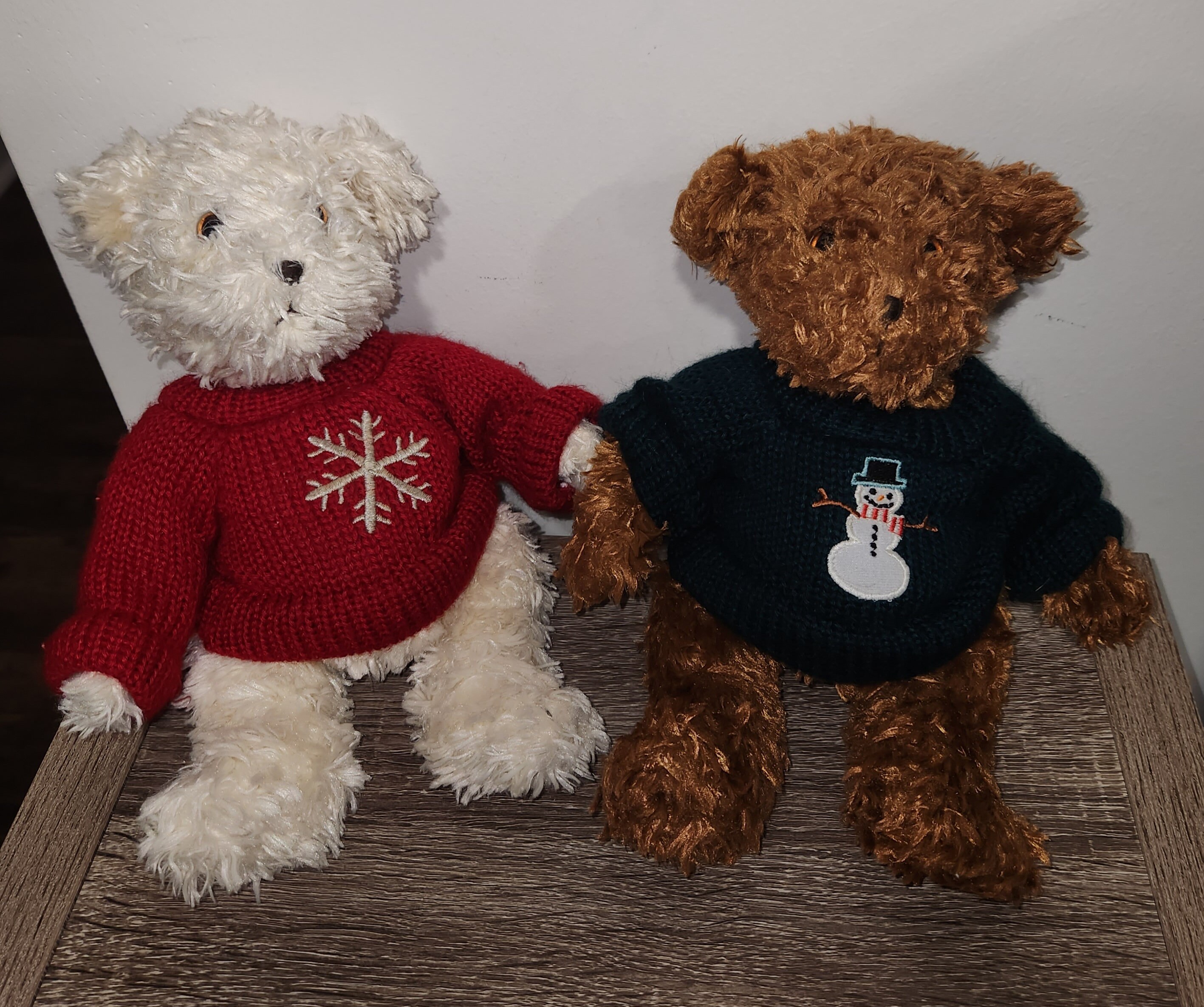 Commonwealth Belk Stores Teddy Bears With Red Snowflake - Etsy