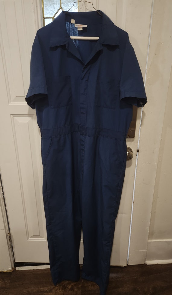 Vintage 1980's Dickies Blue Overalls/Coveralls