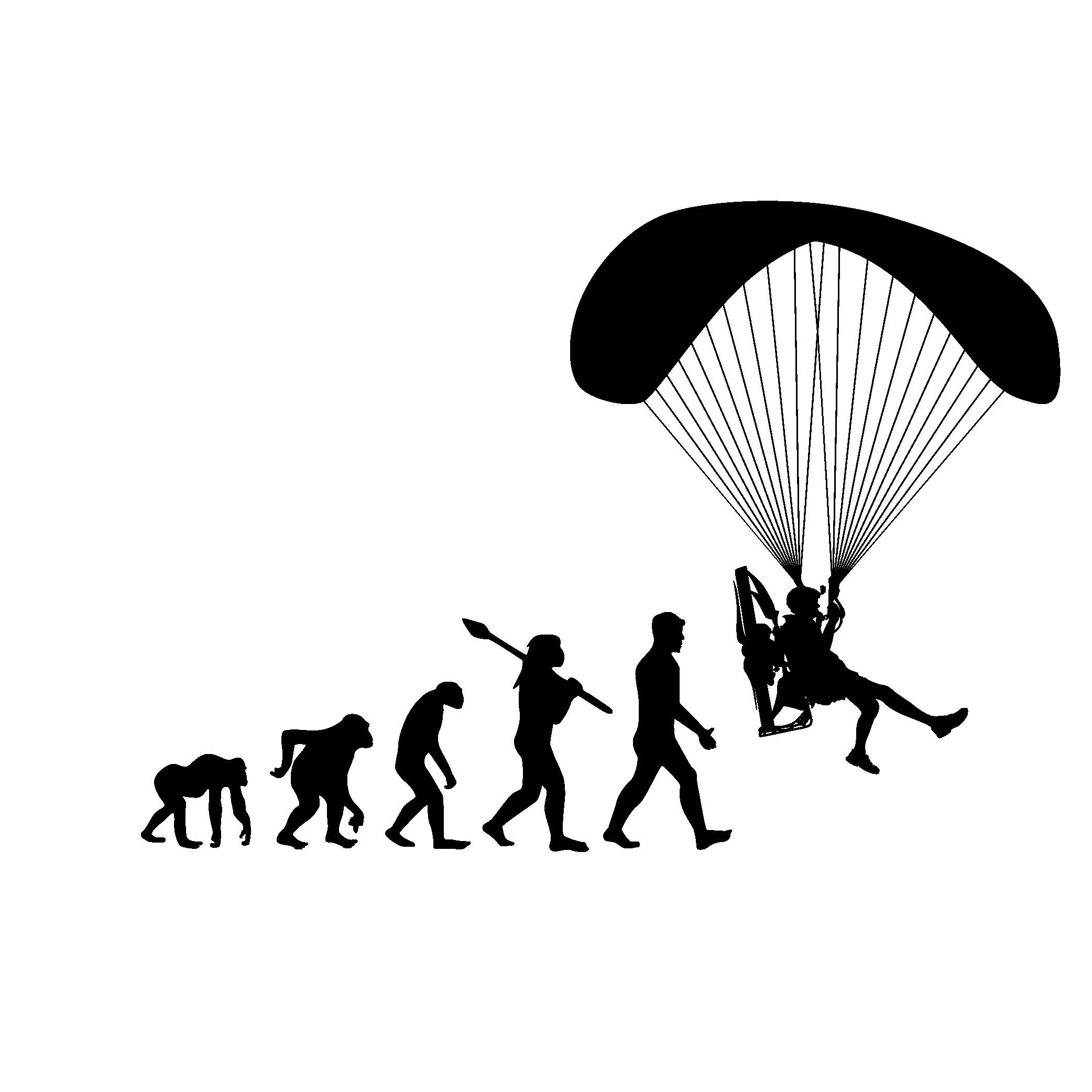 Paramotor Svg Paramotor Png Human Evolution Paramotor Etsy Canada